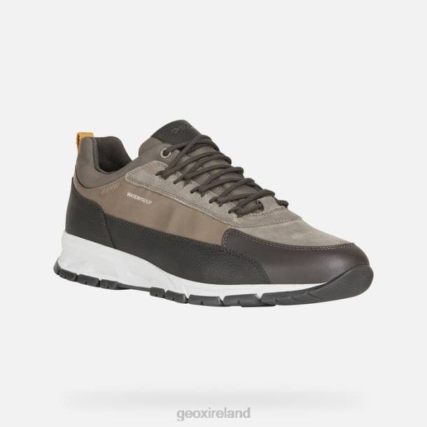 Geox 0ZTB961 Dark Coffee/Dove Grey Delray Man