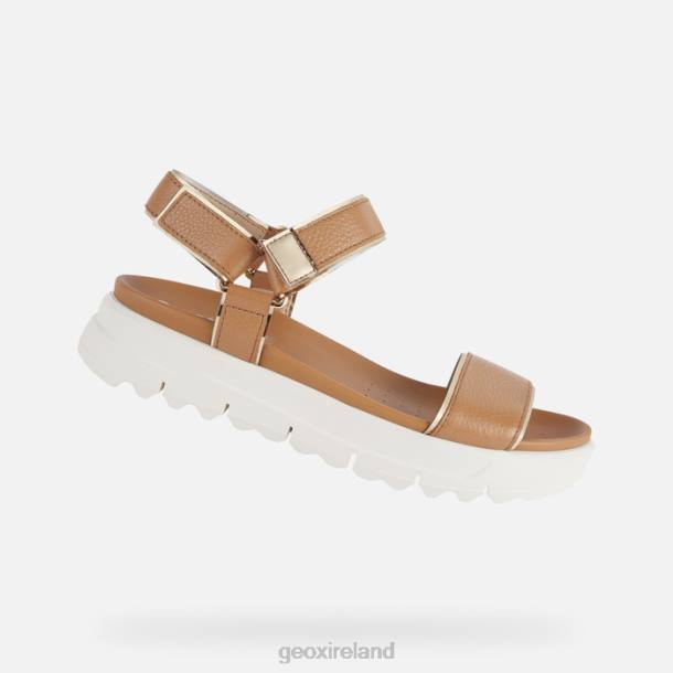 Geox 0ZTB141 Camel/Light Gold Xand 2.1S Woman