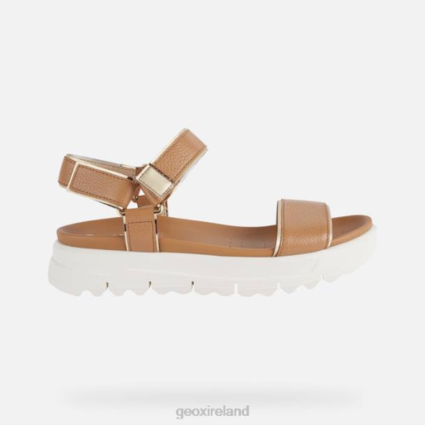 Geox 0ZTB141 Camel/Light Gold Xand 2.1S Woman