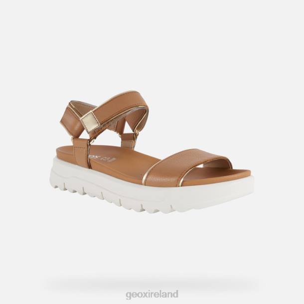 Geox 0ZTB141 Camel/Light Gold Xand 2.1S Woman
