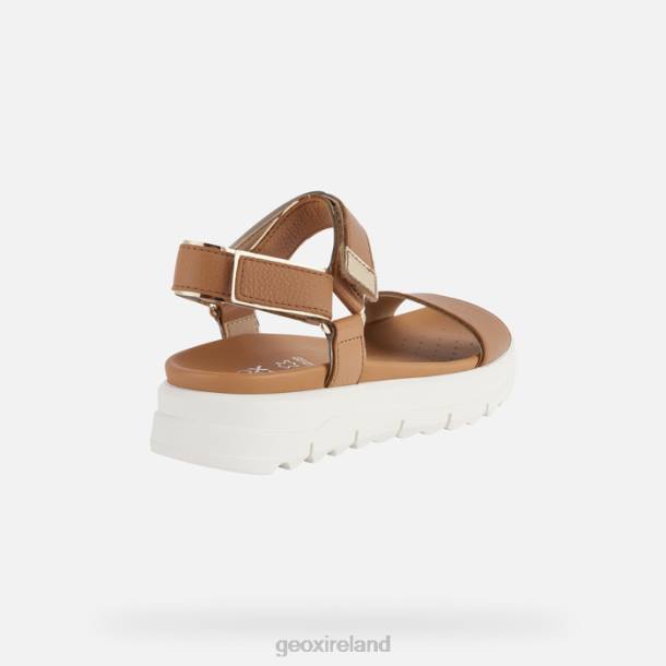 Geox 0ZTB141 Camel/Light Gold Xand 2.1S Woman