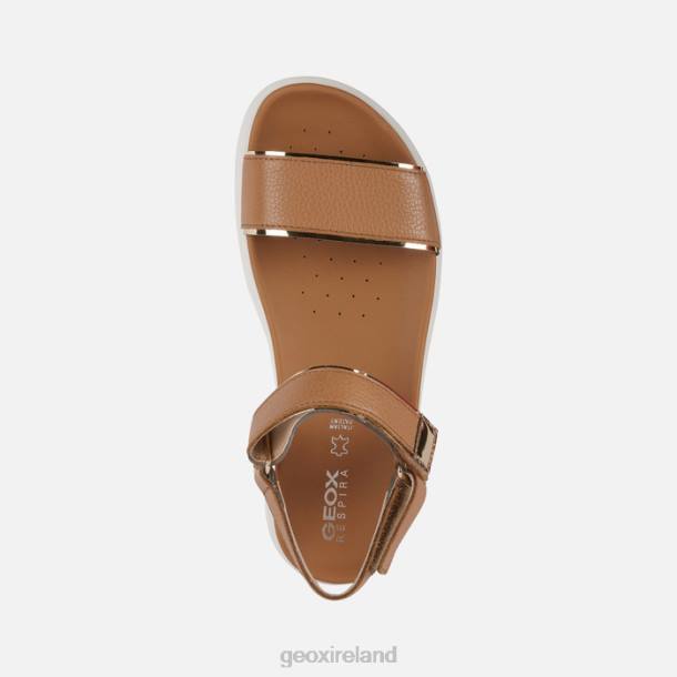 Geox 0ZTB141 Camel/Light Gold Xand 2.1S Woman