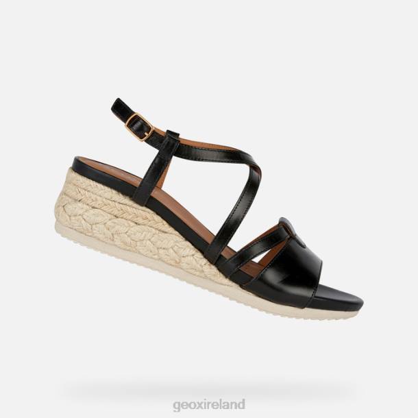 Geox 0ZTB143 Black Ischia Corda Woman