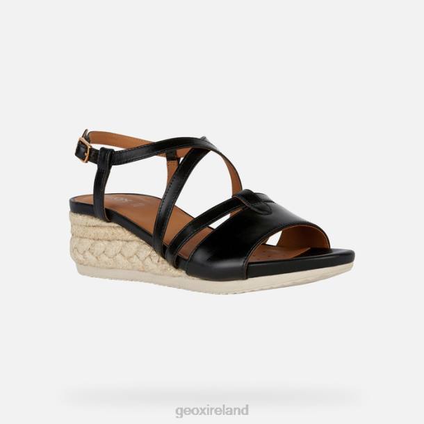 Geox 0ZTB143 Black Ischia Corda Woman