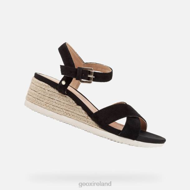 Geox 0ZTB167 Black Ischia Corda Woman