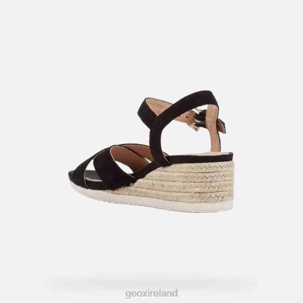 Geox 0ZTB167 Black Ischia Corda Woman