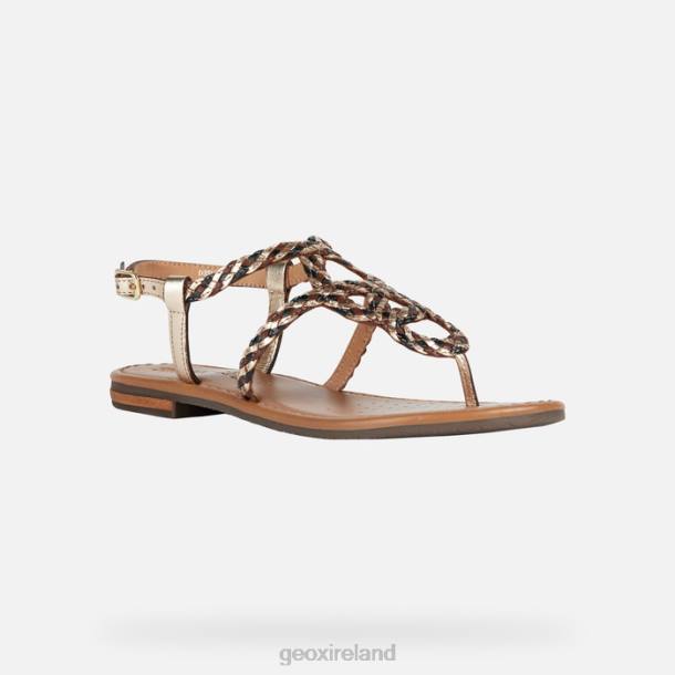 Geox 0ZTB205 Light Gold/Black Sozy S Woman