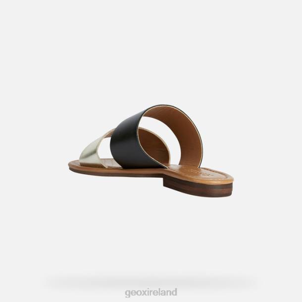 Geox 0ZTB207 Black/Light Gold Sozy S Woman