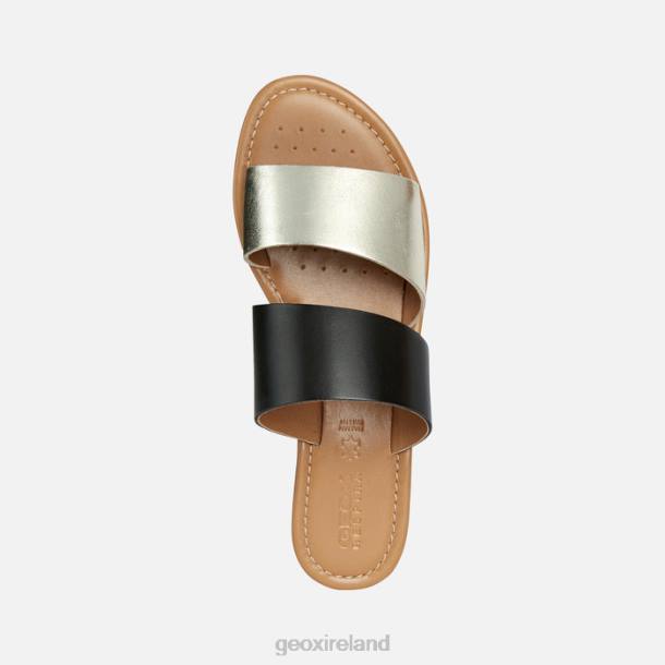 Geox 0ZTB207 Black/Light Gold Sozy S Woman