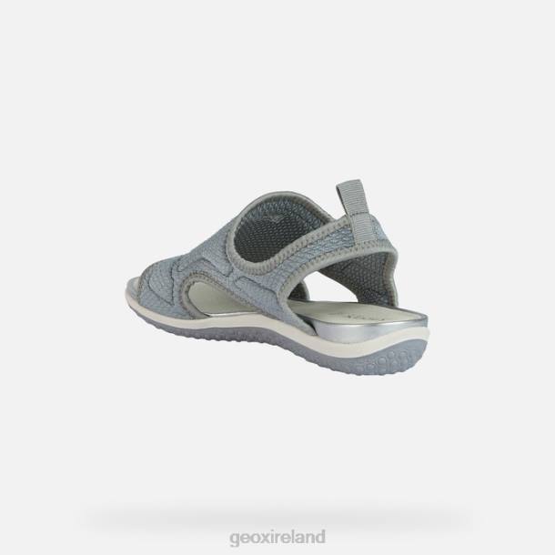 Geox 0ZTB235 Light Grey Sandal Vega Woman