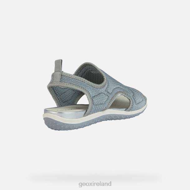 Geox 0ZTB235 Light Grey Sandal Vega Woman