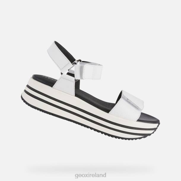 Geox 0ZTB354 White Sandal Kency Woman