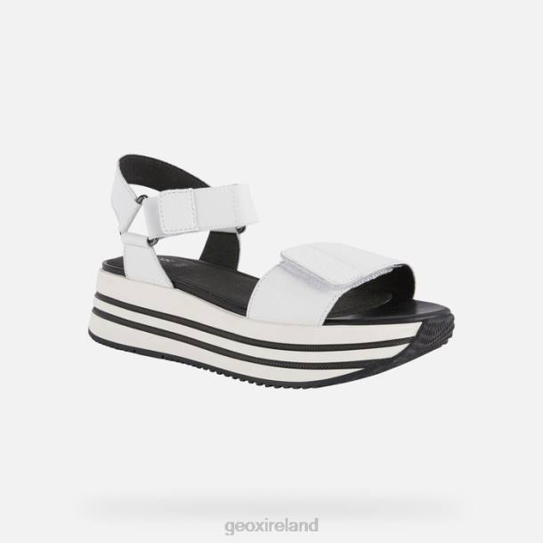 Geox 0ZTB354 White Sandal Kency Woman