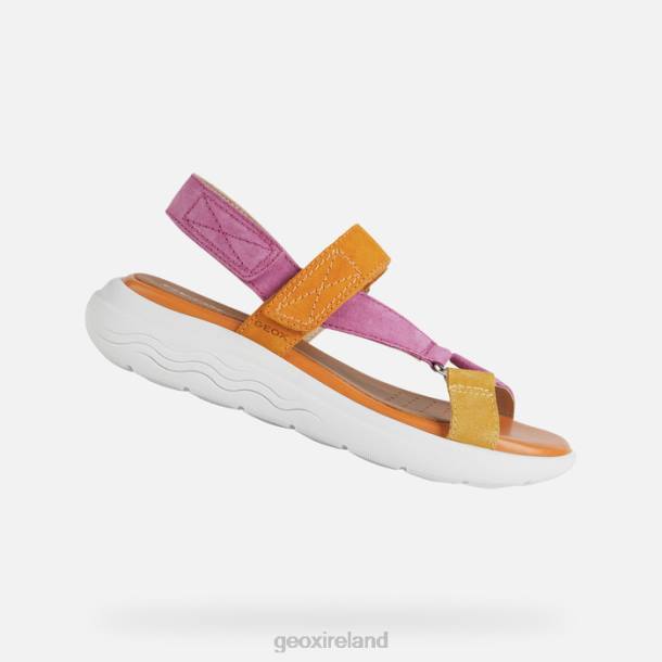Geox 0ZTB36 Fuchsia/Orange Spherica Ec5W Woman