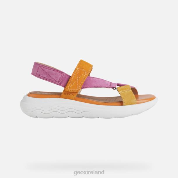 Geox 0ZTB36 Fuchsia/Orange Spherica Ec5W Woman