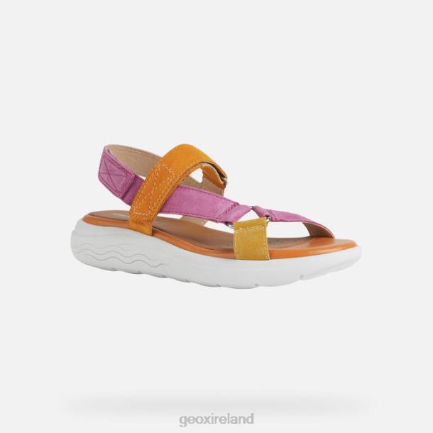 Geox 0ZTB36 Fuchsia/Orange Spherica Ec5W Woman