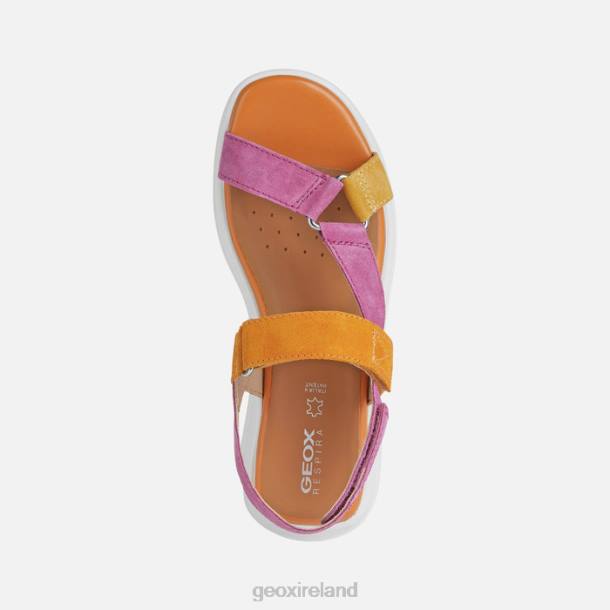 Geox 0ZTB36 Fuchsia/Orange Spherica Ec5W Woman