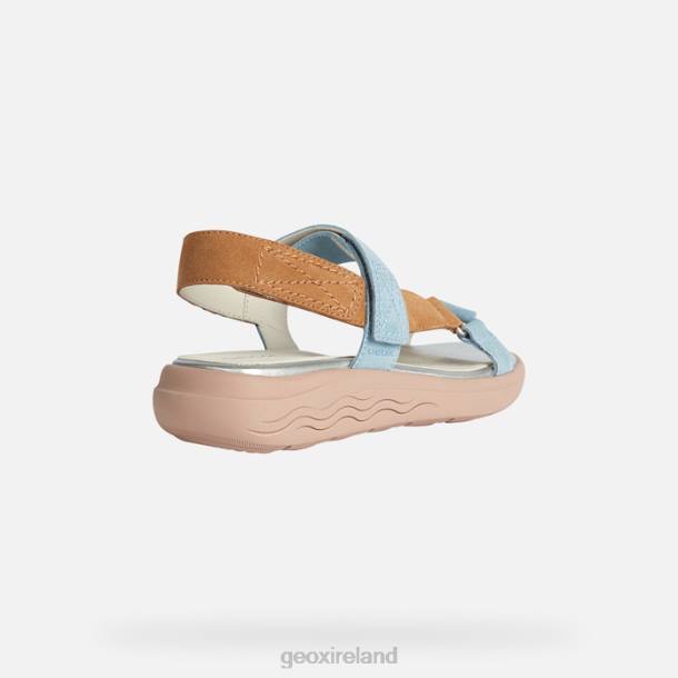 Geox 0ZTB37 Light Sky/Camel Spherica Ec5W Woman