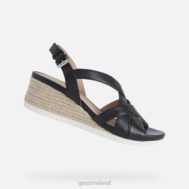 Geox 0ZTB454 Black Ischia Corda Woman