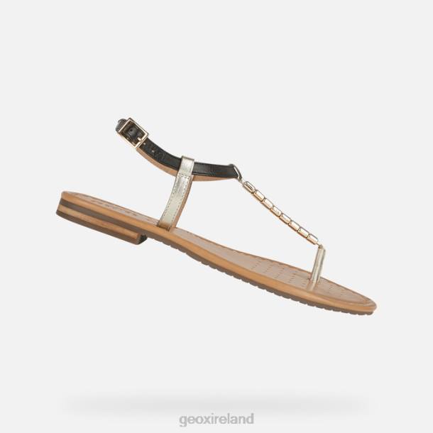 Geox 0ZTB519 Black/Light Gold Sozy S Woman