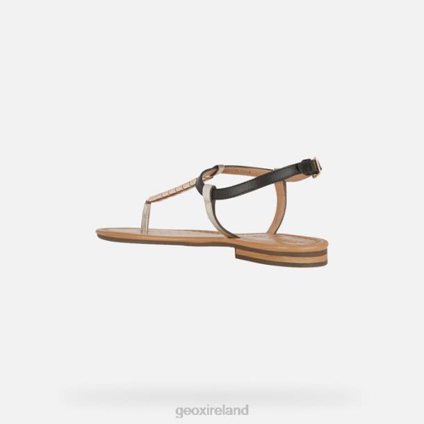 Geox 0ZTB519 Black/Light Gold Sozy S Woman