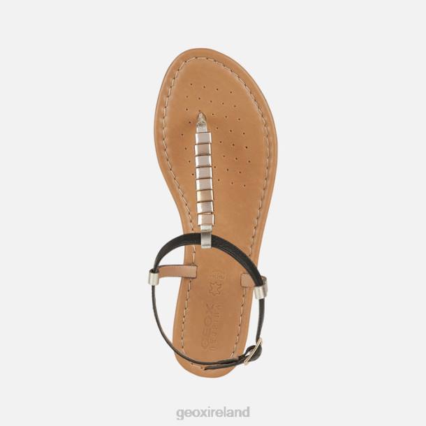 Geox 0ZTB519 Black/Light Gold Sozy S Woman