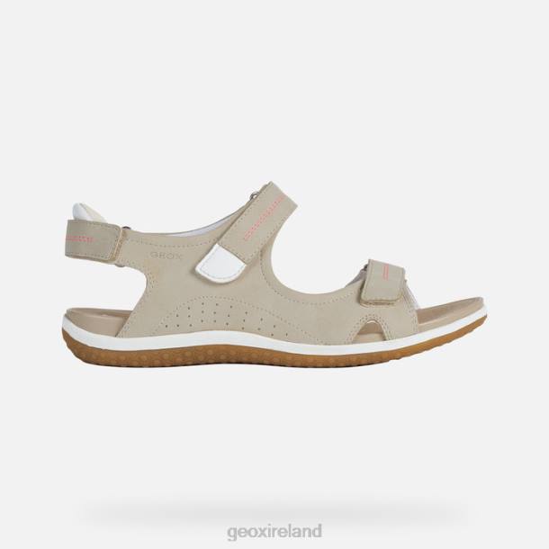 Geox 0ZTB56 Taupe Sandal Vega Woman