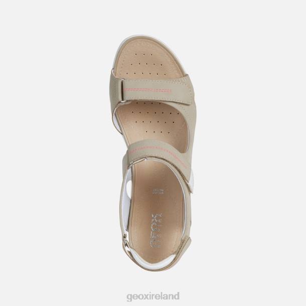 Geox 0ZTB56 Taupe Sandal Vega Woman