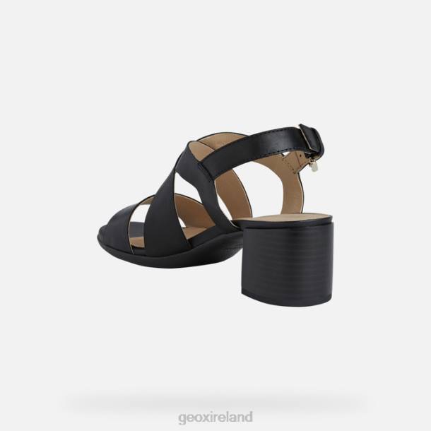 Geox 0ZTB588 Black Marykarmen Mid Sandal Woman
