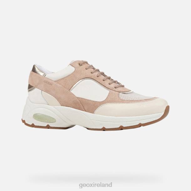 Geox 0ZTB125 Dark Skin/Off White Alhour Woman