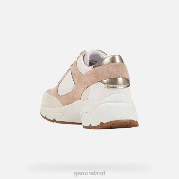 Geox 0ZTB125 Dark Skin/Off White Alhour Woman