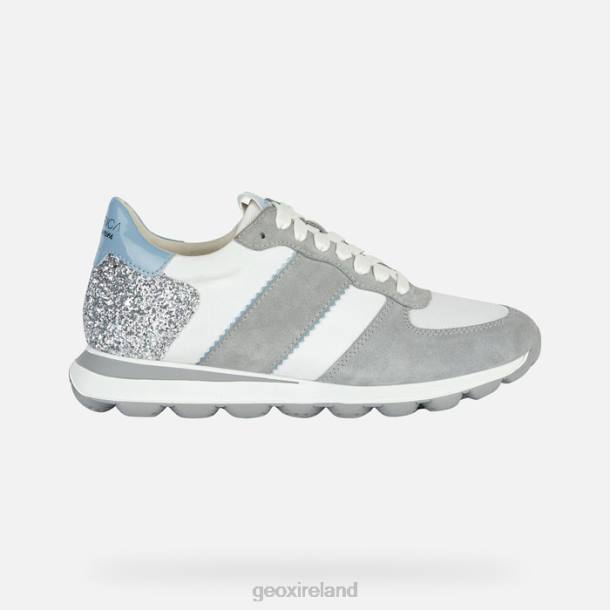 Geox 0ZTB1657 Light Grey/White Spherica Vseries Woman