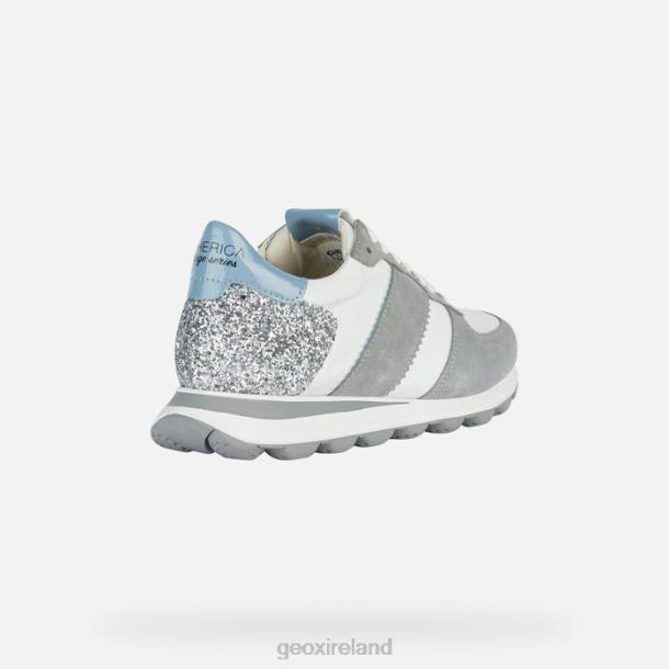 Geox 0ZTB1657 Light Grey/White Spherica Vseries Woman