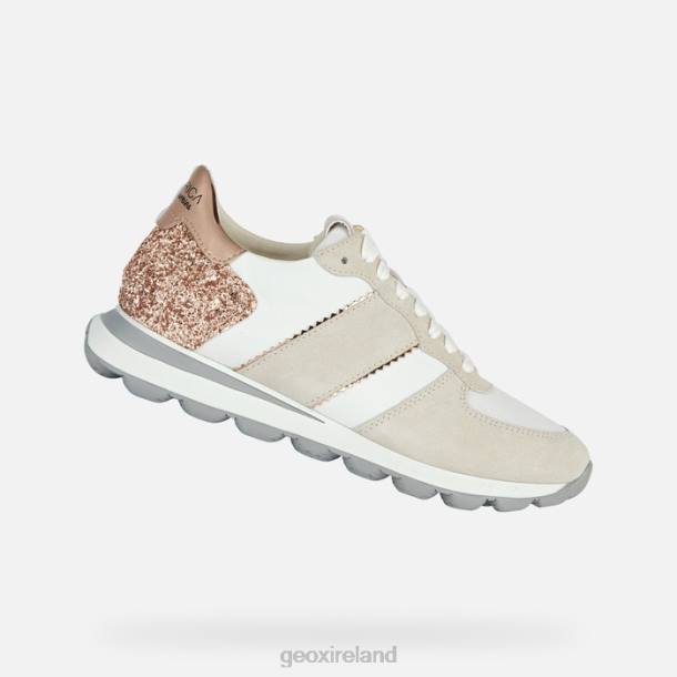 Geox 0ZTB1658 Off White/Rose Gold Spherica Vseries Woman