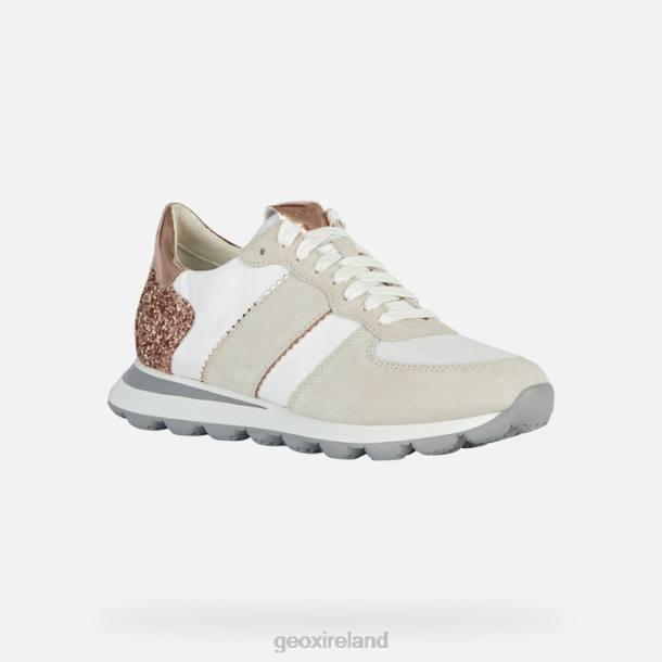 Geox 0ZTB1658 Off White/Rose Gold Spherica Vseries Woman
