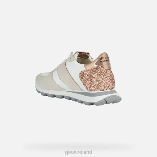 Geox 0ZTB1658 Off White/Rose Gold Spherica Vseries Woman
