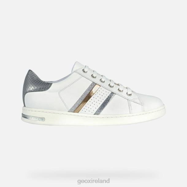 Geox 0ZTB1692 White/Silver Jaysen Woman