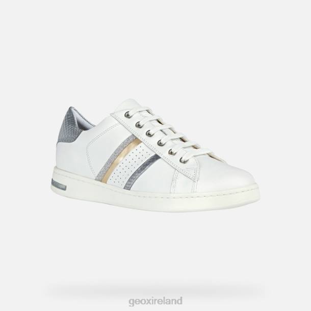 Geox 0ZTB1692 White/Silver Jaysen Woman