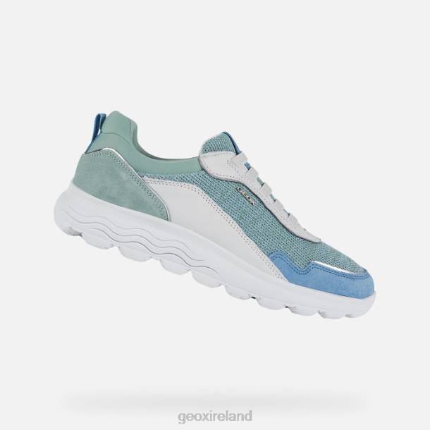 Geox 0ZTB18 White/Green Spherica Woman