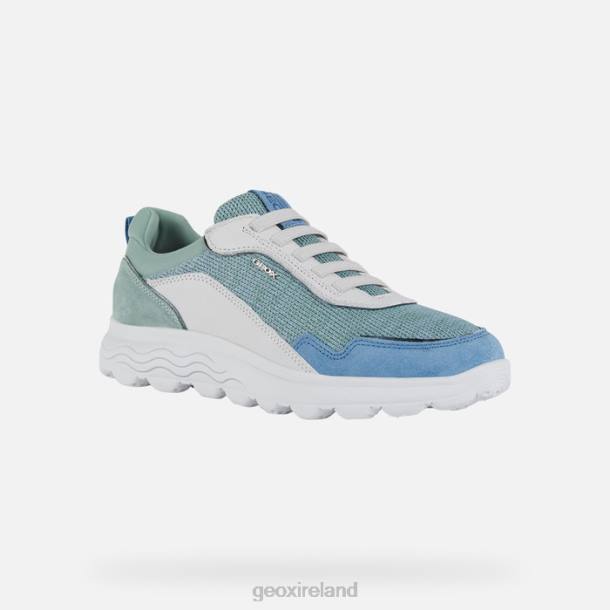 Geox 0ZTB18 White/Green Spherica Woman