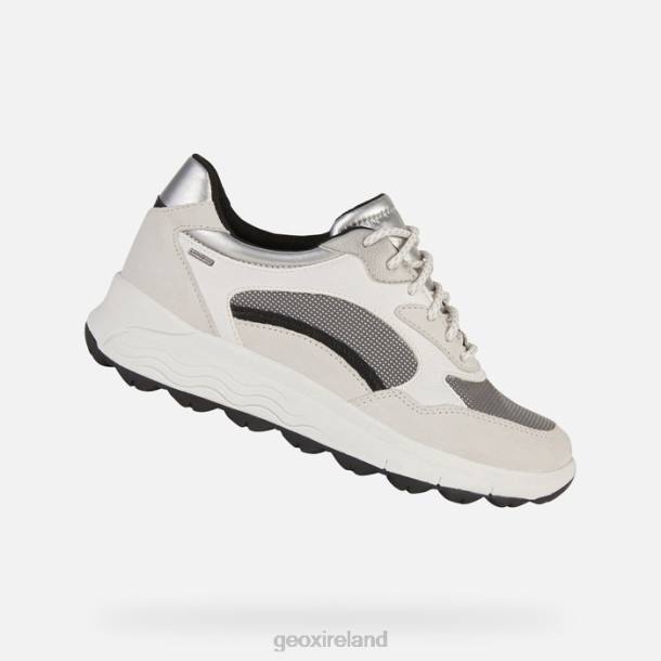 Geox 0ZTB194 Off White/Dark Grey Spherica 4X4 Abx Woman