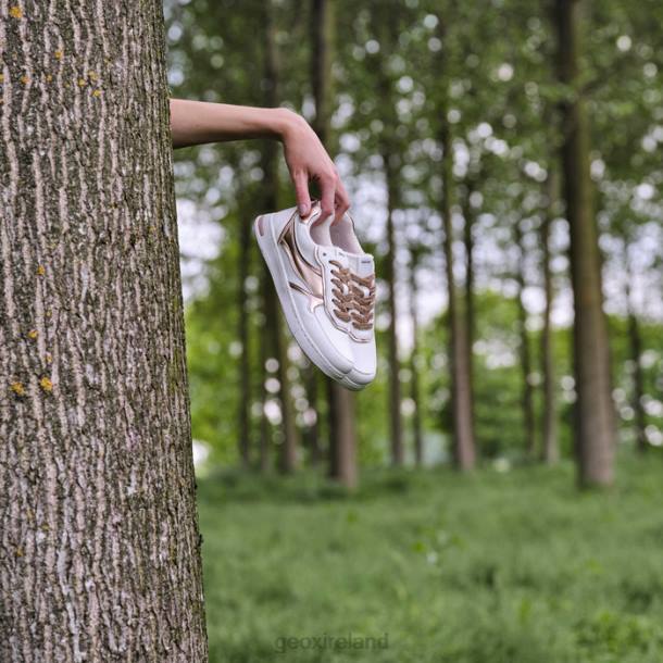 Geox 0ZTB217 White/Rose Gold Jaysen Woman