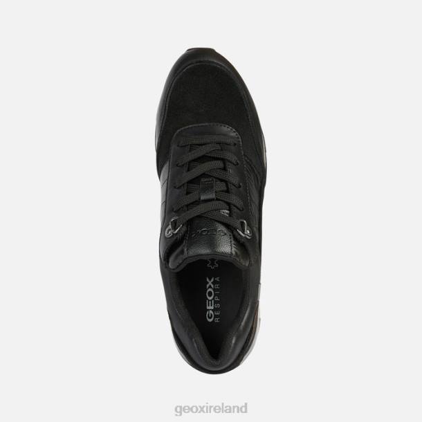 Geox 0ZTB239 Black New Aneko Abx Woman