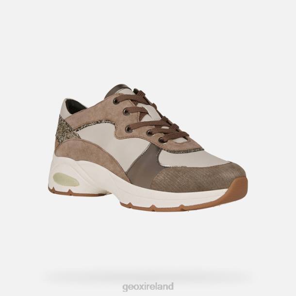 Geox 0ZTB245 Ice/Dark Beige Alhour Woman