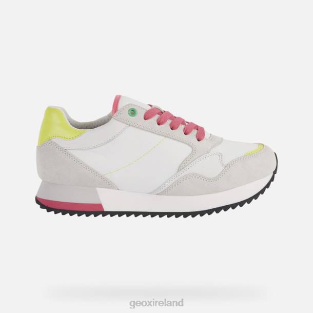 Geox 0ZTB249 White/Fluo Fuchsia Doralea Woman