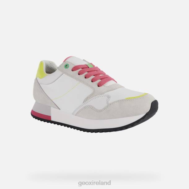 Geox 0ZTB249 White/Fluo Fuchsia Doralea Woman