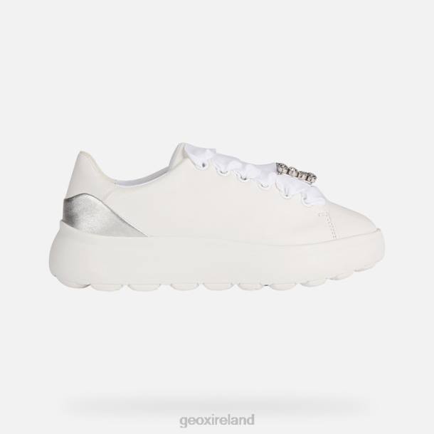 Geox 0ZTB267 White/Silver Spherica Ec4.1 Woman