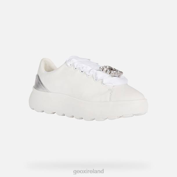 Geox 0ZTB267 White/Silver Spherica Ec4.1 Woman