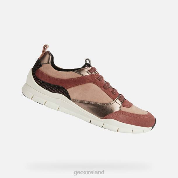 Geox 0ZTB295 Mahogany/Dark Rose Sukie Woman