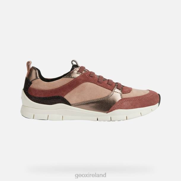 Geox 0ZTB295 Mahogany/Dark Rose Sukie Woman